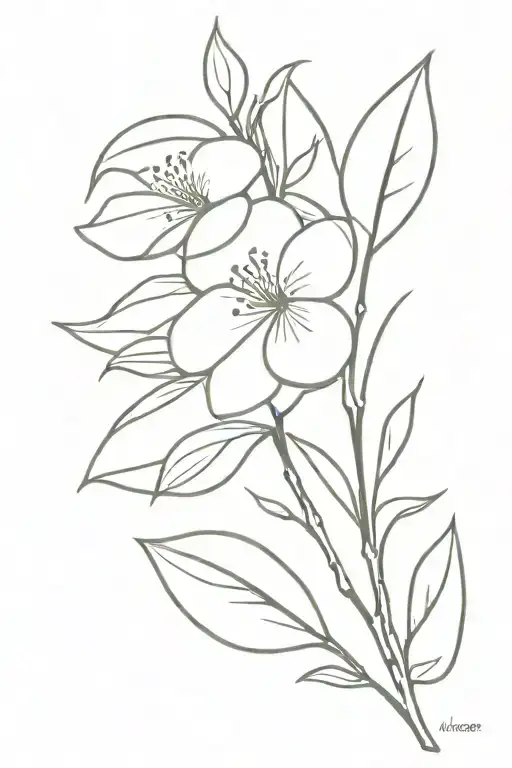 viego almond tattoo design idea