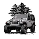 Jeep tattoo design idea