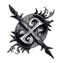 celta con AF tattoo design combining symbols tattoo design idea