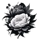 Suminagashi tattoo design idea