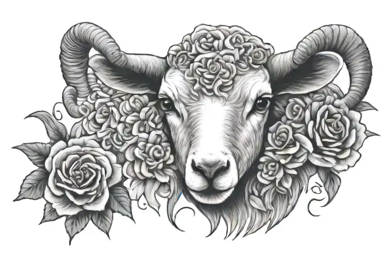 Fear The Lamb   tattoo design idea