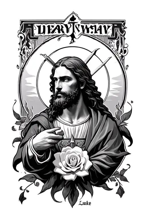 Luke 15 4-7 9941 tattoo design idea