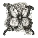 tatto envolving travel, teaching, biology and something about Turner's syndrome (a butterfly, C0, etc) tattoo design idea