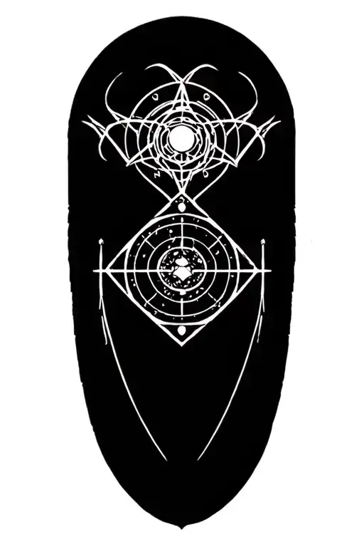 "Humankind can not gain anythin" Law of equivalent exchange Transmutation Circle from full Metal alchemist with small connections and references to death tattoo design idea