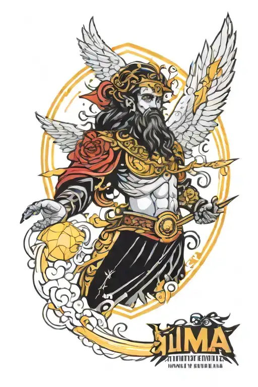 Lima and Mr. Miracles Alliance God of Light tattoo design idea