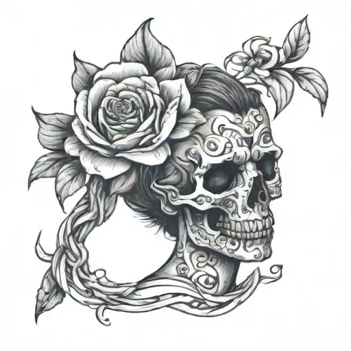 rape and self harm survivor tattoo design idea