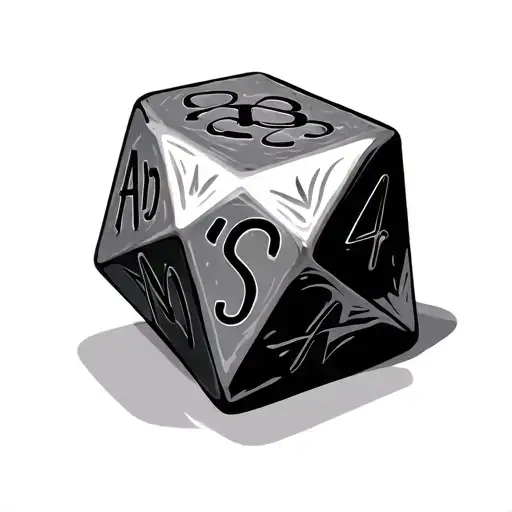 Dnd Dice tattoo design idea