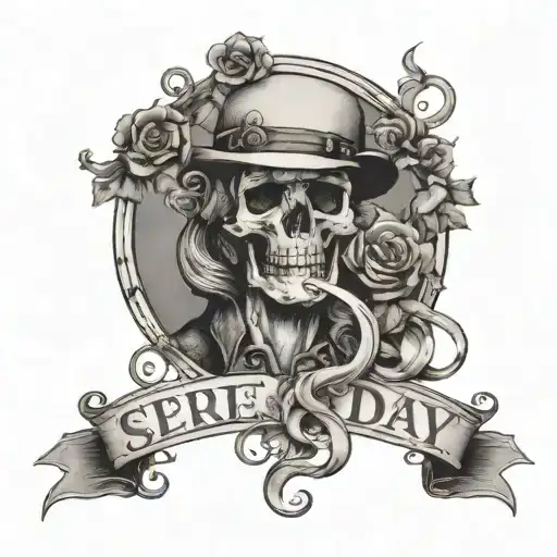 seize the day, remember the day tattoo design idea
