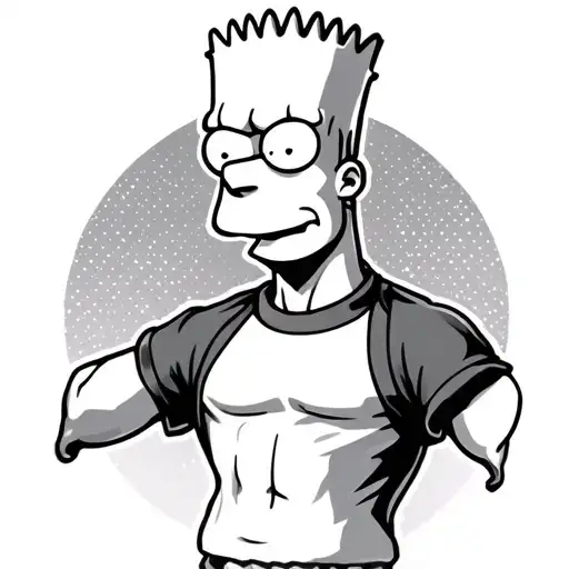 Bart tattoo design idea