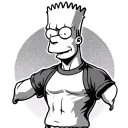 Bart tattoo design idea