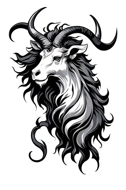 taurus leo signs combined tattoo design idea