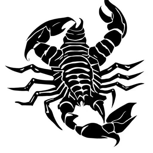 scorpion tattoo design idea