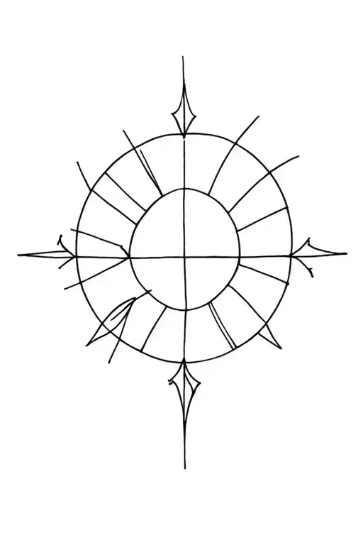 winter solstice tattoo design idea