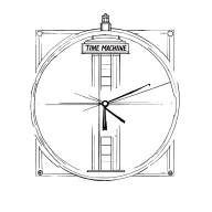 TARDIS time machine tattoo design idea