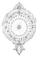 Roulette tattoo design idea