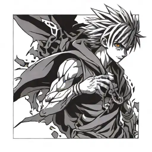 killua Hunter x hunter tattoo design idea