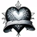 Frozen Heart tattoo design idea