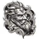 Samson tattoo design idea