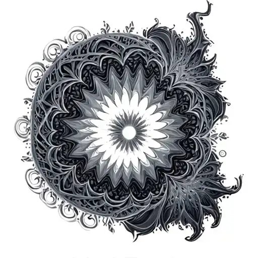 Fractal tattoo design idea