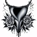 Vaginal tattoo design idea