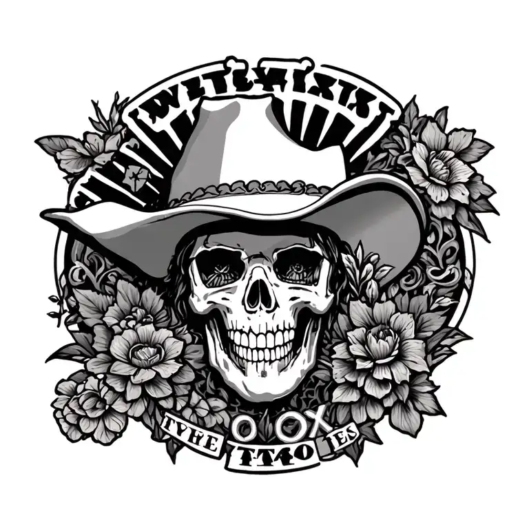 Texas street style tattoo design idea