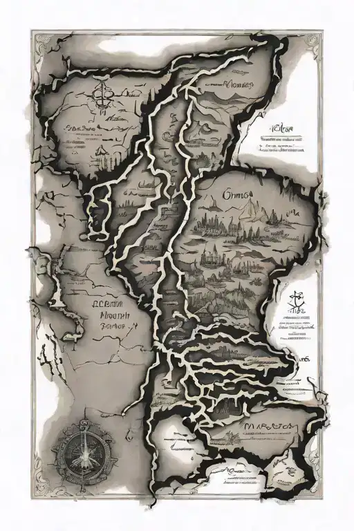 100+ Map Of Middle Earth Tattoo Ideas in 2026 - BlackInk AI
