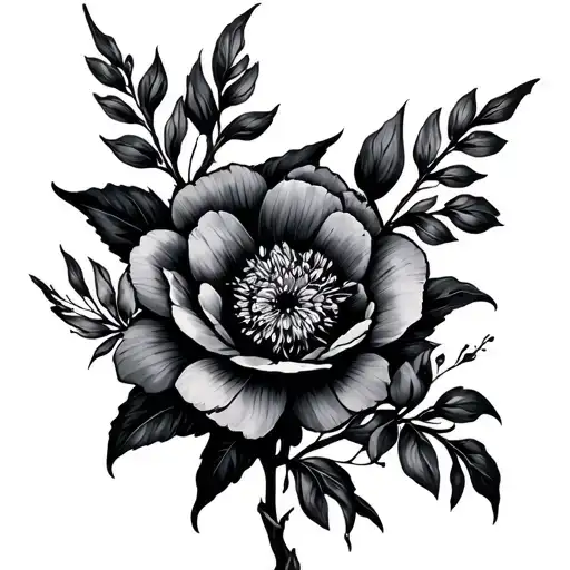 Flores tattoo design idea