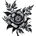 Flores tattoo design idea