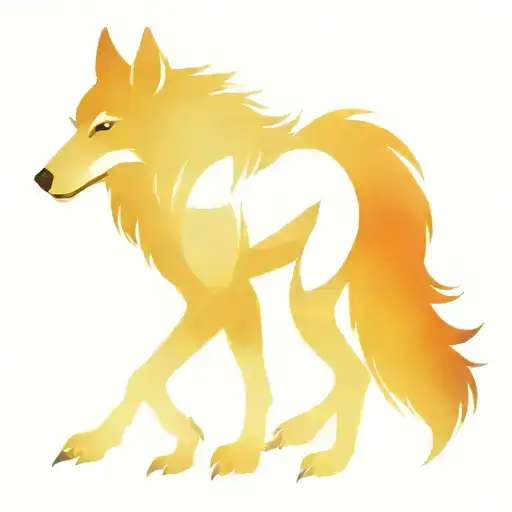 werewolf knight tattoo design idea