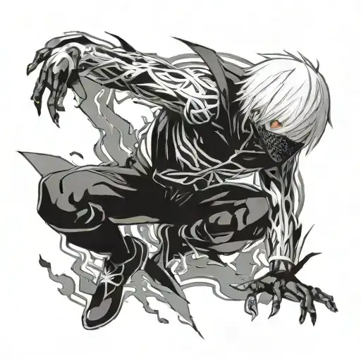 kaneki ken tattoo design idea