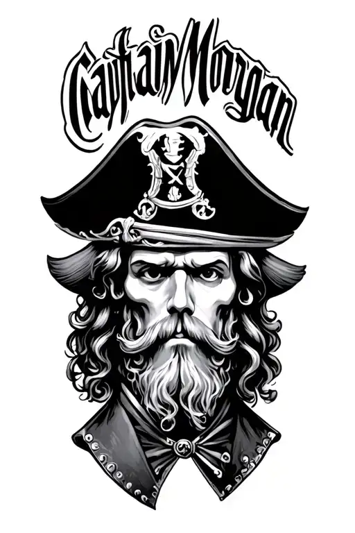 Captain Morgan tattoo design idea