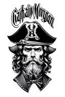 Captain Morgan tattoo design idea