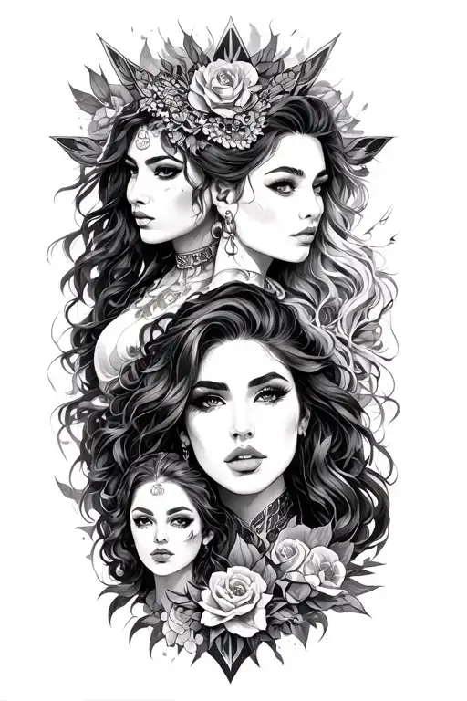 aires zodiac sign tattoo featuring iconic characters tattoo design idea