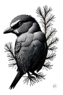 lark spruce tattoo design idea