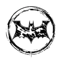 Batman symbol incorporated tattoo design idea