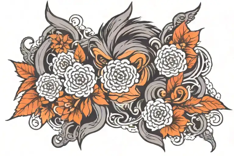 japanese monkey tattoo design idea