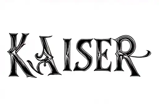 "Kaiser" tattoo design idea