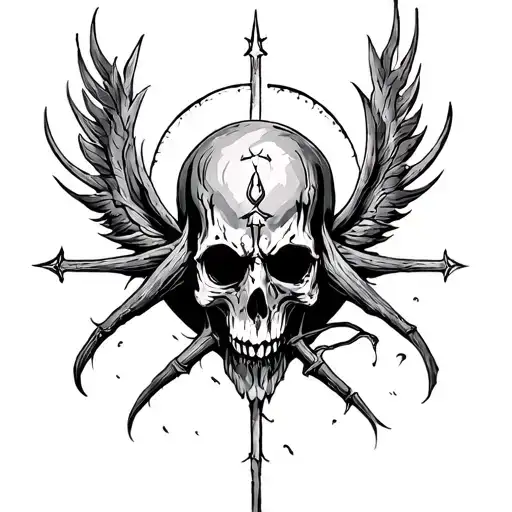 Antichrist tattoo design idea
