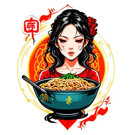 Ramen tattoo design idea