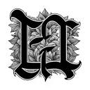 Two Word Ambigram Generator tattoo design idea