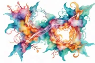 quantum entanglement tattoo design idea