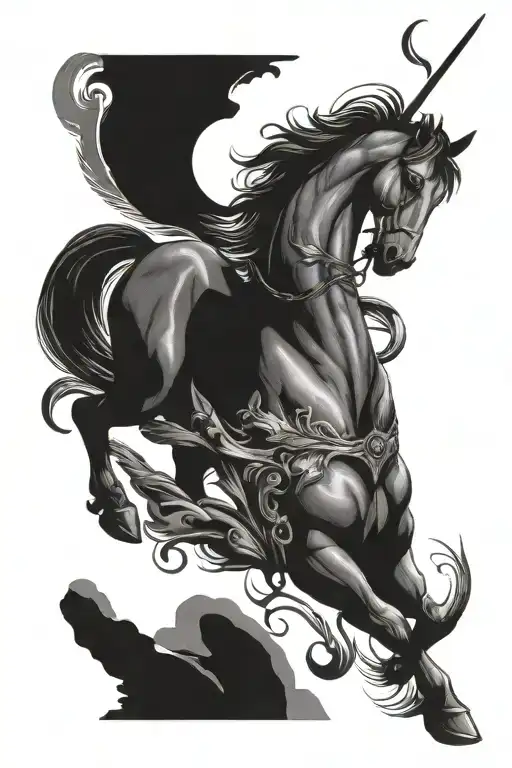 Centaur tattoo design idea