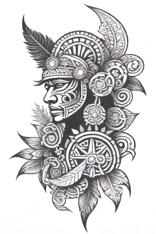 Filipino Tribal tattoo for men tattoo design idea