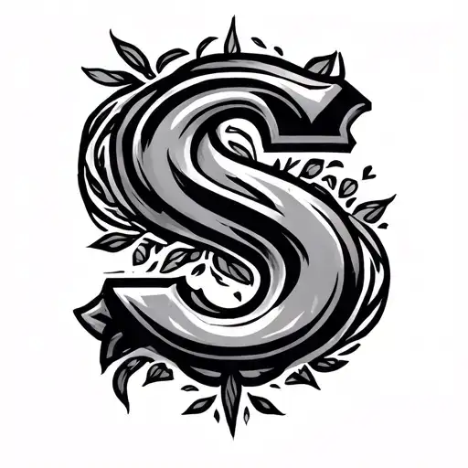 Boco with initial s hidden tattoo design idea