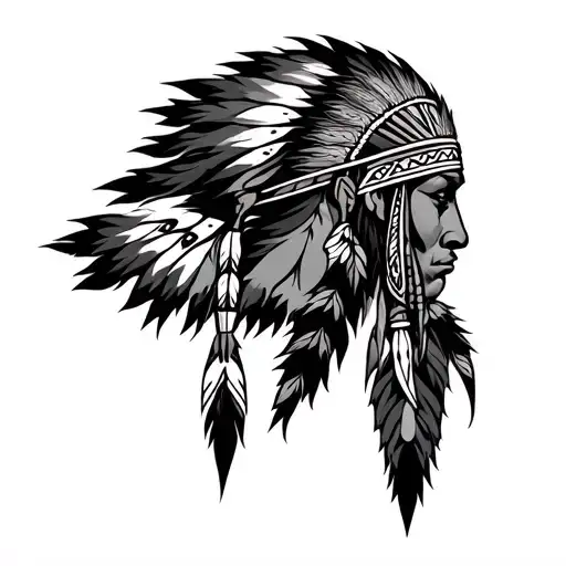 native graffeti tattoo design idea