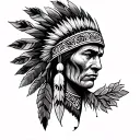 native graffeti tattoo design idea