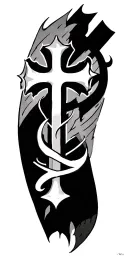 Jerusalem Cross tattoo tattoo design idea