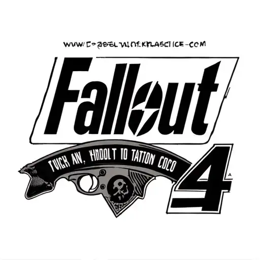 fallout 4 video game tattoo design idea