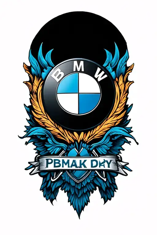 bmw logo thats its in my arm tattoo design idea
