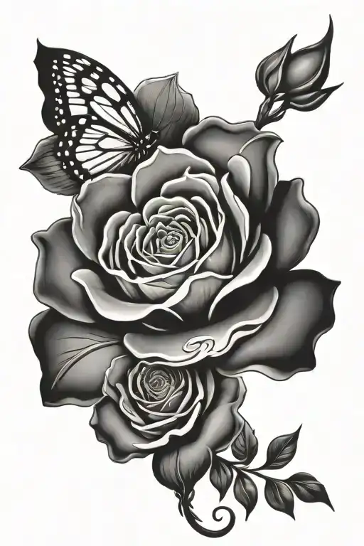 daughter name tattoo design idea